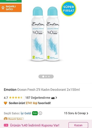 Emotion deodorant 