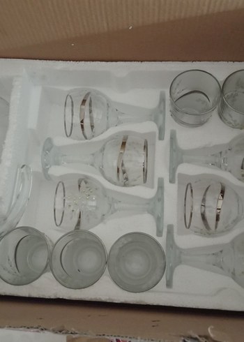 Beyaz Cam Bardak Seti - Görsel 4