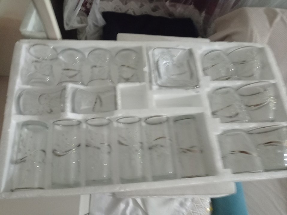 Beyaz Cam Bardak Seti - Görsel 3