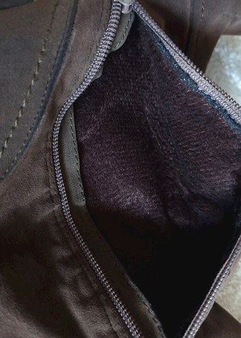 Kadın haki yeşil Süet Tokalı Dizüstü Bot - Görsel 5