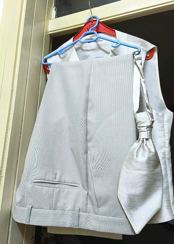 kırık beyaz damatlık - Görsel 3