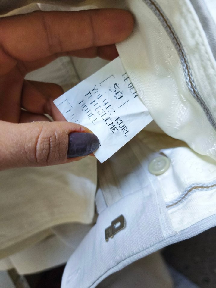 kırık beyaz damatlık - Görsel 5