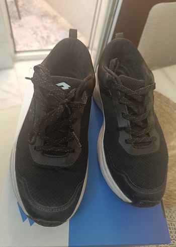 Lotto Siyah Erkek kadın Bağcıklı ayakkabı - Görsel 3