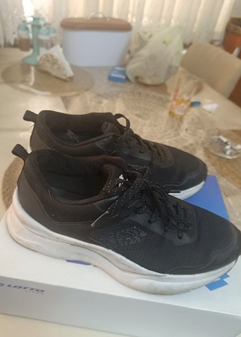 Lotto Siyah Erkek kadın Bağcıklı ayakkabı - Görsel 2