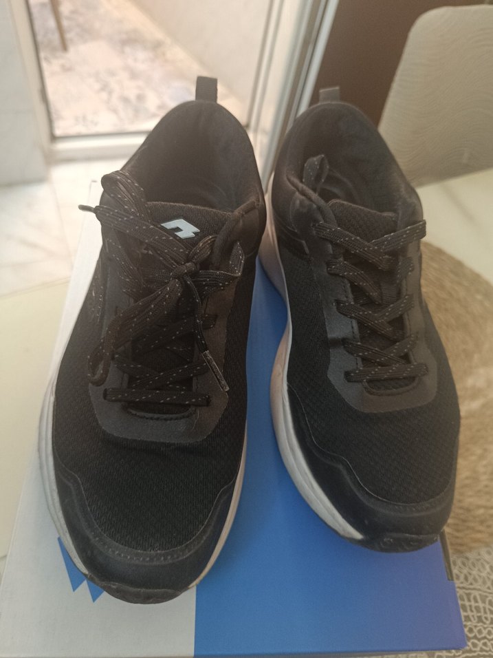 Lotto Siyah Erkek kadın Bağcıklı ayakkabı - Görsel 3