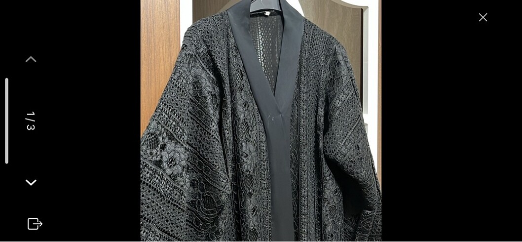 İthal dantel abaya
