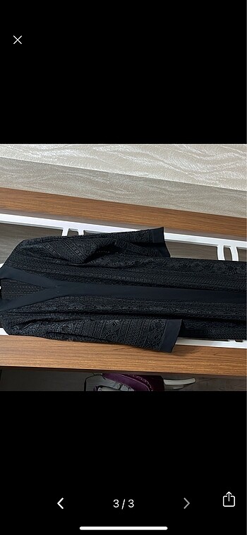42 Beden İthal dantel abaya