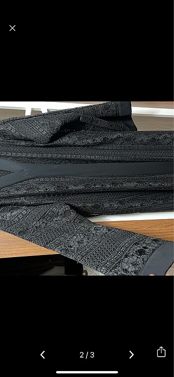 Diğer İthal dantel abaya