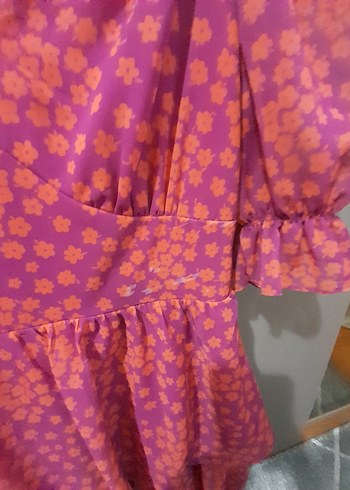 Trendyol & Milla Pembe Çiçekli Bohem Hamile Bluzu