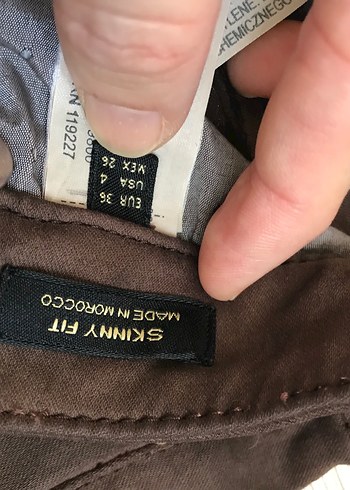 s Beden kahverengi Renk Massimo dutti pantolon