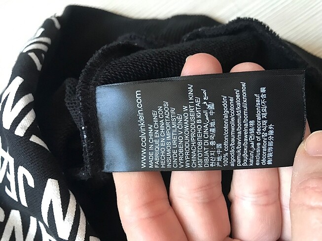 xl Beden siyah Renk Calvin klein sweat