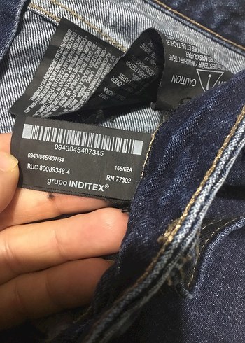 ZARA Lacivert Jean - Görsel 5