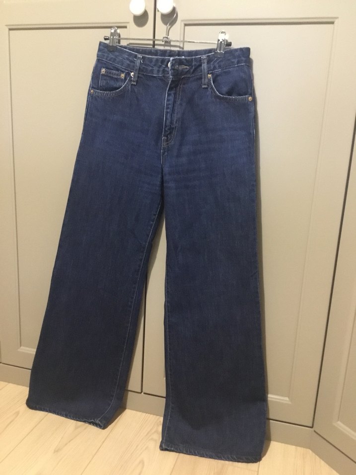 ZARA Lacivert Jean - Görsel 2
