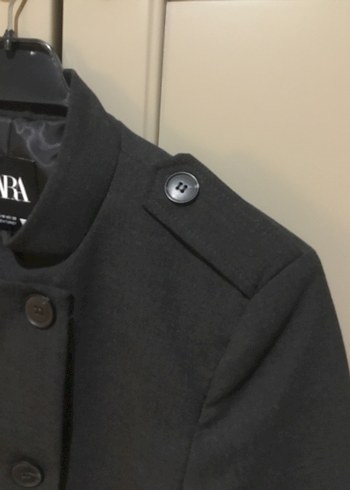 Zara Düğmeli Gri Kadın  Ceket - Görsel 2