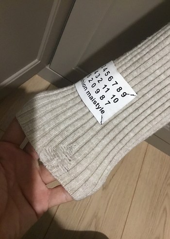 BALIKÇI YAKA TASARIM KAZAK - Görsel 2