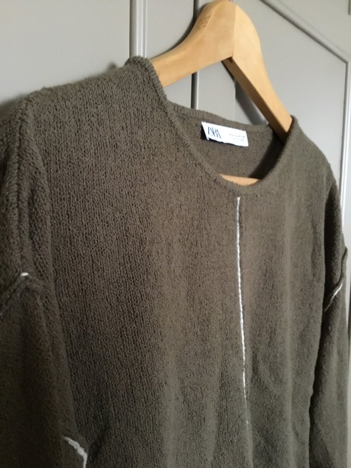 Uzun Kollu Triko Kazak - Görsel 3