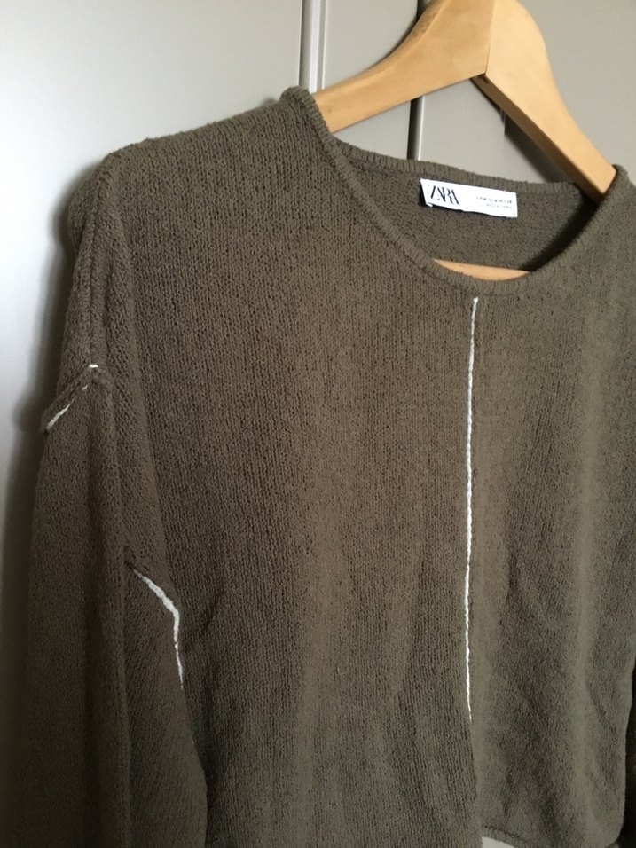 Uzun Kollu Triko Kazak - Görsel 2