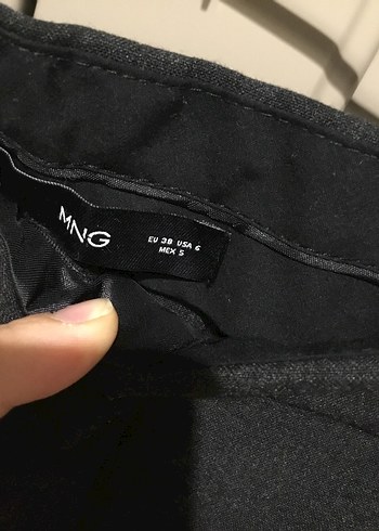 Gri Kumaş Pantolon - Görsel 3