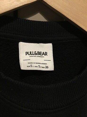 Pull and Bear SİYAH SWEATSHİRT