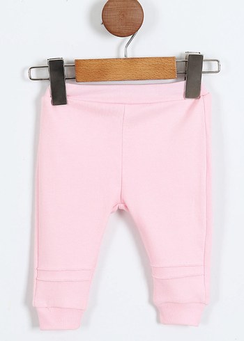 Pembe Fiyonk Detaylı Bebek Kız Takımı - Görsel 2