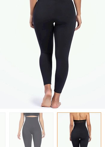 Siyah Korse Tayt - Toparlayıcı ve İncelten - Görsel 4