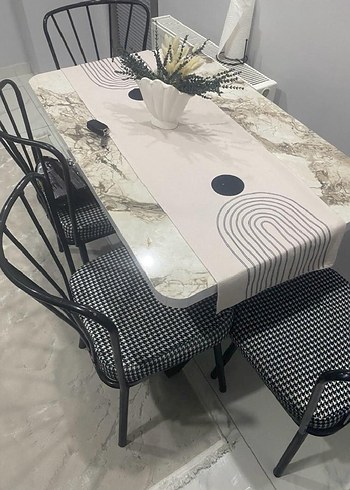 4 kişilik yemek masası ve sandalye - Görsel 2