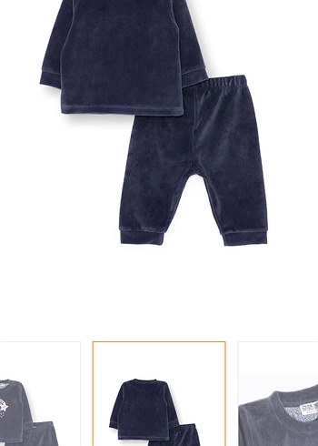 Kız Çocuk Lacivert Polar Sweatshirt - Görsel 3