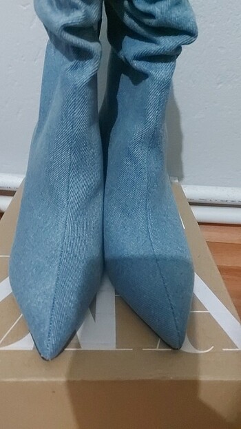 36 Beden mavi Renk Zara denim bot