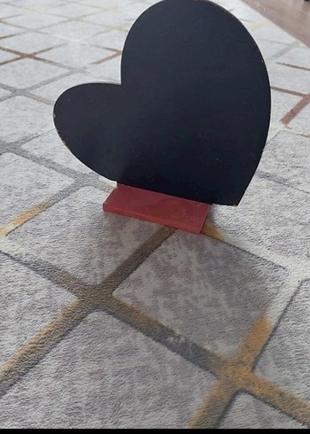 Kalp Şekilli Yazı Tahtası