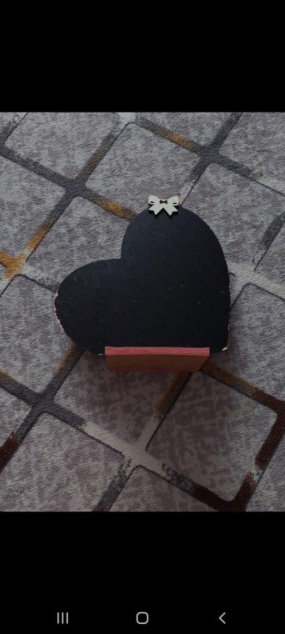 Kalp Şekilli Yazı Tahtası - Görsel 2