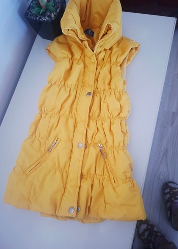 Sarı Düğmeli kız çocukları için 9 10 11 yaş uyumlu - Görsel 4