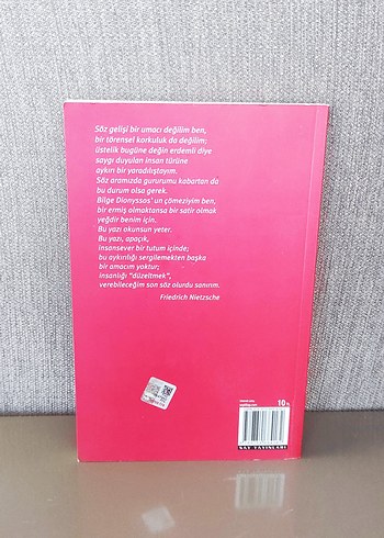 Friedrich Nietzsche - Ecce Homo Biyografi Kitabı