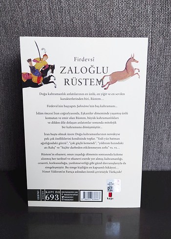 Firdevsi'den Zaloğlu Rüstem Kitabı - Görsel 2