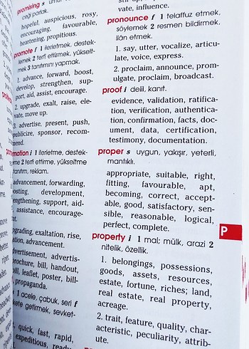 İngilizce Türkçe İngilizce Eş Anlamlılar Sözlüğü - Görsel 7