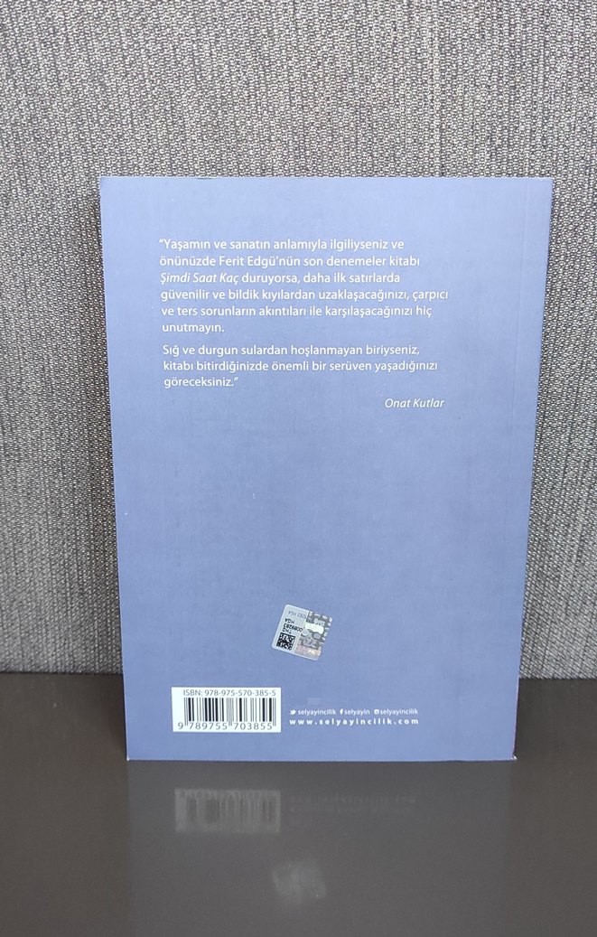 Şimdi Saat Kaç - Ferit Edgü - Görsel 2