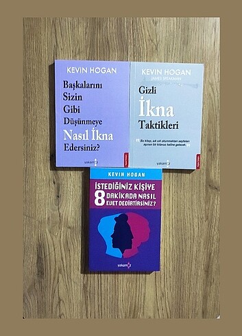 Kevin Hogan Seti 3 Kitap SIFIR ÜRÜN