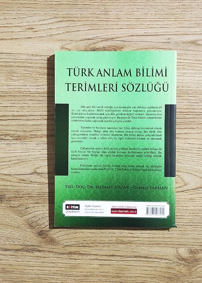 Türk Anlam Bilimi Terimleri Sözlüğü  - Görsel 2