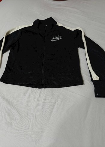 Nike Siyah Fermuarlı Spor Ceket