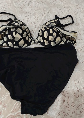 Siyah Desenli Bohem Bikini Takımı - Görsel 2