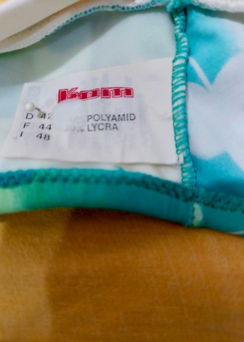 Yeşil Çiçekli Dantel Detaylı Bikini - Görsel 4