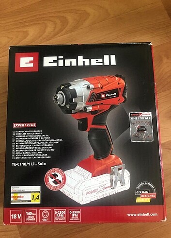 Einhell te-ci 18/1 li solo darbeli matkap..