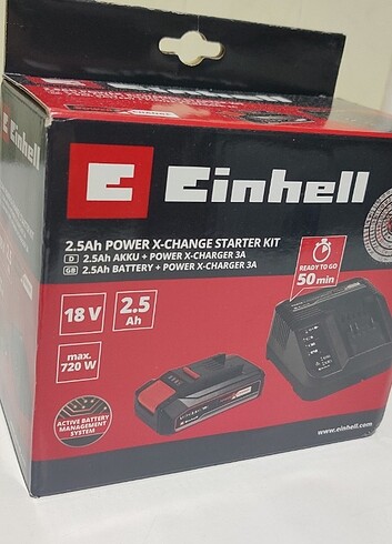 Einhell 18 v 2.5 ah starter kit. 