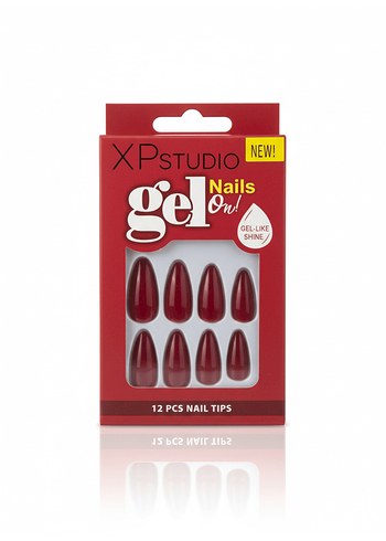 Parlak Kırmızı Takma Tırnak - Görsel 3