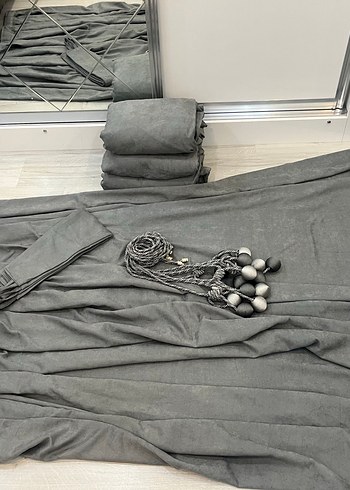 Gri Modern Klasik Perde - Görsel 2