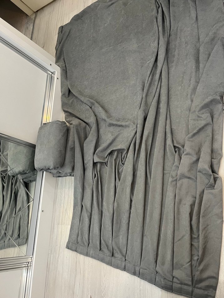 Gri Modern Klasik Perde - Görsel 3