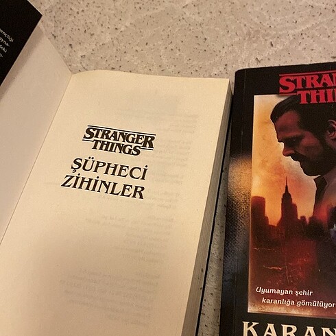  Stranger thing kitap seti
