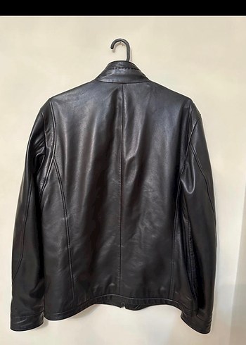 LEVINSON Erkek Siyah Kuzu Deri Ceket  Soft Leather | - Görsel 8