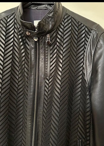 LEVINSON Erkek Siyah Kuzu Deri Ceket  Soft Leather | - Görsel 3