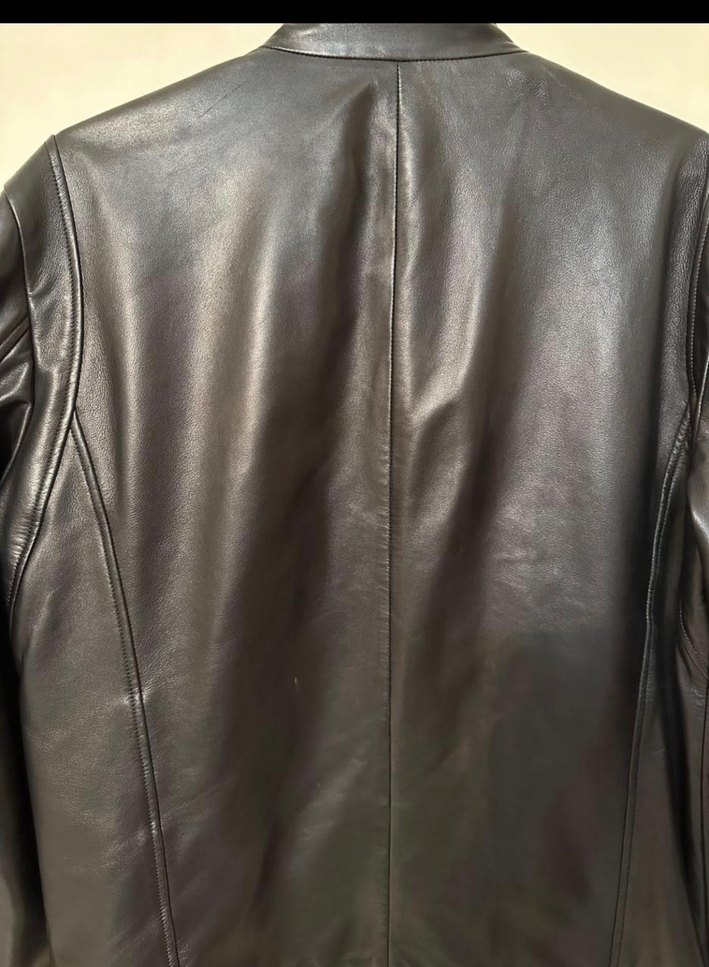 LEVINSON Erkek Siyah Kuzu Deri Ceket  Soft Leather | - Görsel 5