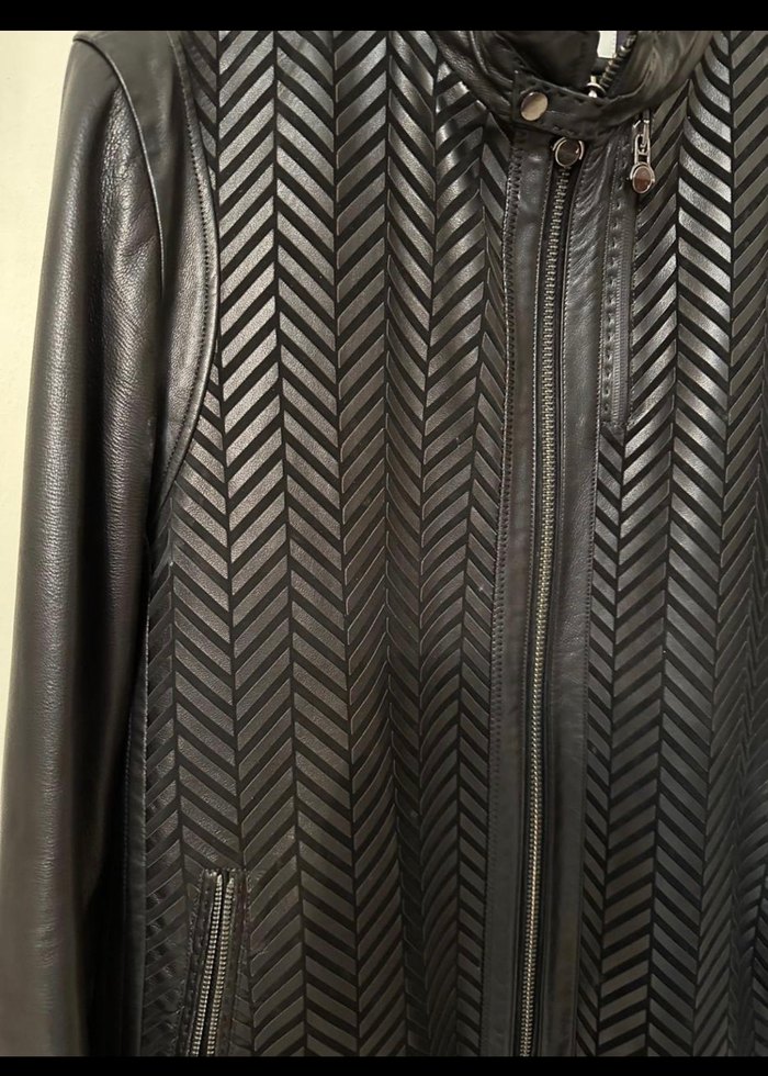 LEVINSON Erkek Siyah Kuzu Deri Ceket  Soft Leather | - Görsel 2